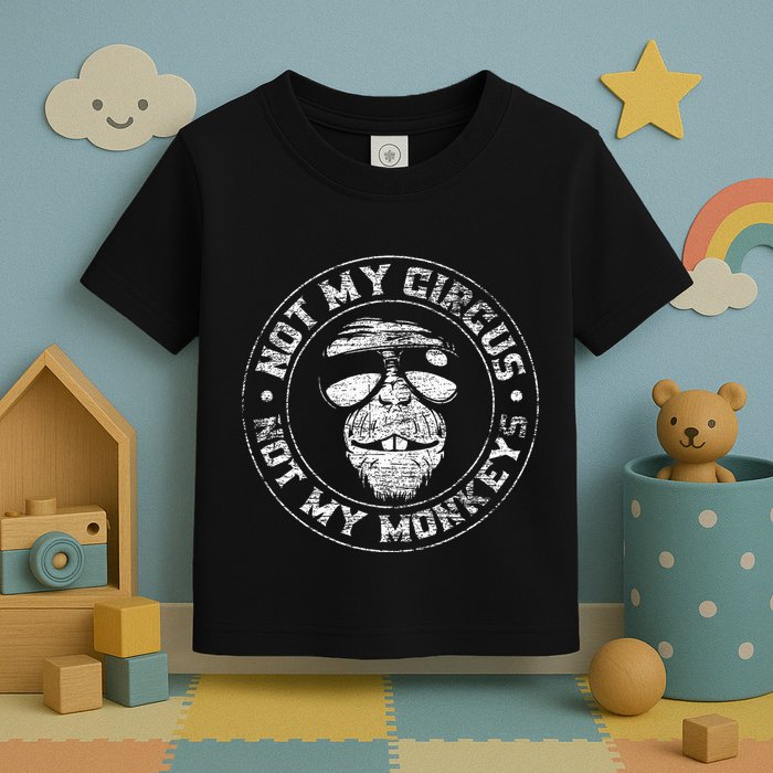Not My Circus Not My Monkeys Toddler T-Shirt