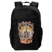 Nashville Music City Tennessee Tee Vintage Daily Commute Backpack