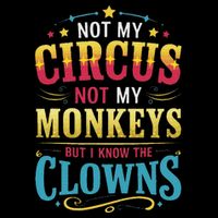 Not My Circus Not My Monkeys But I Know The Clowns Impact Tech Backpack
