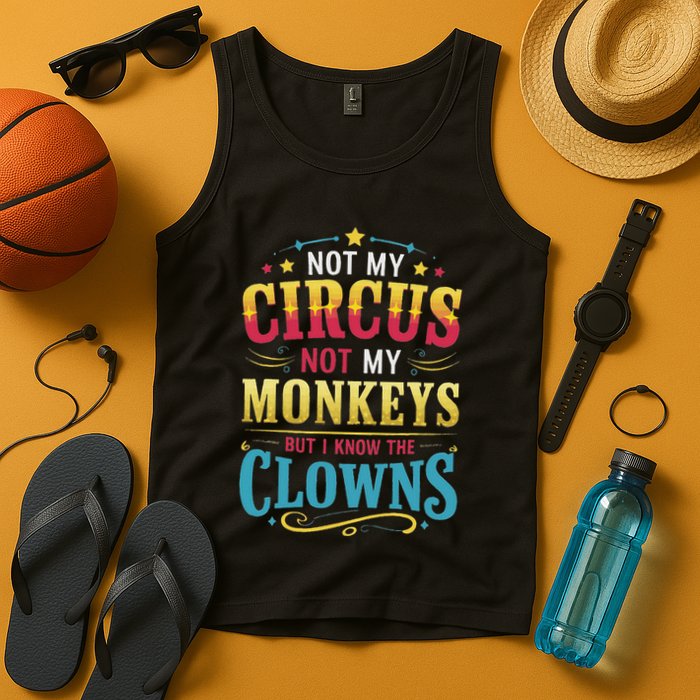 Not My Circus Not My Monkeys But I Know The Clowns Tank Top