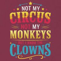 Not My Circus Not My Monkeys But I Know The Clowns 16oz Travel Tumbler
