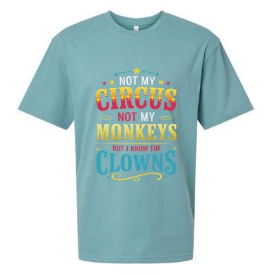 Not My Circus Not My Monkeys But I Know The Clowns Sueded Cloud Jersey T-Shirt
