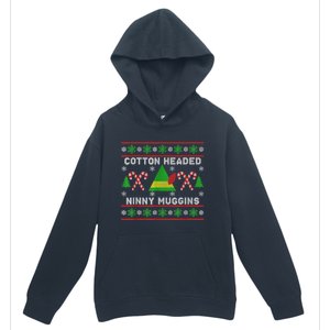 Ninny Muggins! Cotton Headed Funny Christmas Elf Holiday Urban Pullover Hoodie