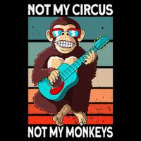 Not My Circus Not My Monkeys Animal Lover Impact Tech Backpack