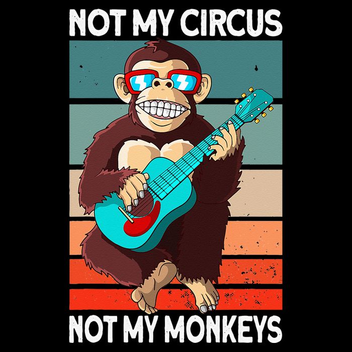 Not My Circus Not My Monkeys Animal Lover Impact Tech Backpack