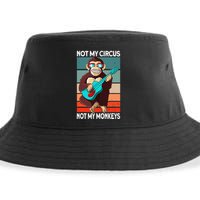 Not My Circus Not My Monkeys Animal Lover Sustainable Bucket Hat