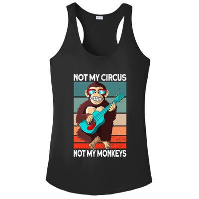 Not My Circus Not My Monkeys Animal Lover Ladies PosiCharge Competitor Racerback Tank