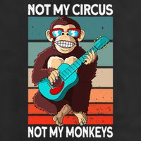 Not My Circus Not My Monkeys Animal Lover Golf Towel
