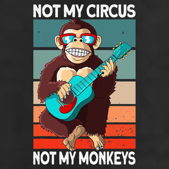 Not My Circus Not My Monkeys Animal Lover Golf Towel