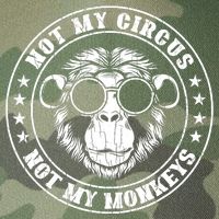 Not My Circus Not My Monkeys Funny Legacy Tie Dye Trucker Hat