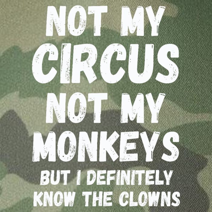 Not My Circus Not My Monkeys But I Definitely Know The Clowns Legacy Tie Dye Trucker Hat