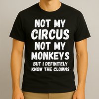 Not My Circus Not My Monkeys But I Definitely Know The Clowns T-Shirt