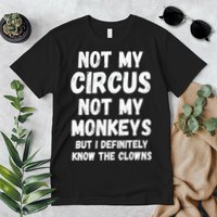 Not My Circus Not My Monkeys But I Definitely Know The Clowns Premium T-Shirt