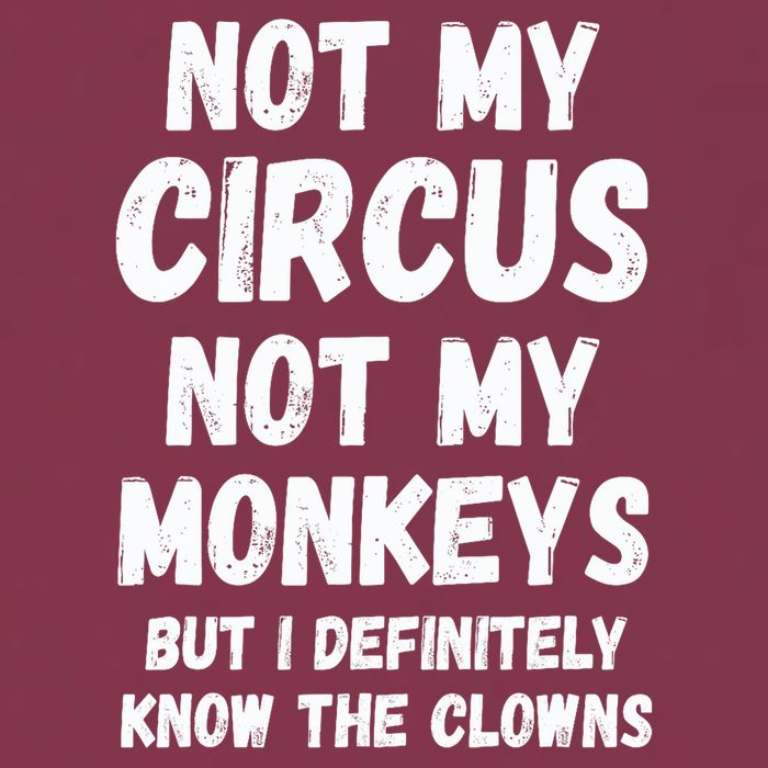 Not My Circus Not My Monkeys But I Definitely Know The Clowns 16oz Travel Tumbler