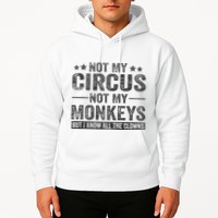 Not My Circus Not My Monkeys But I Know All The Clowns Hoodie