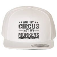 Not My Circus Not My Monkeys But I Know All The Clowns Wool Snapback Cap