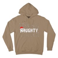 Naughty Matching Couple Christmas Xmas Holiday Women Hoodie