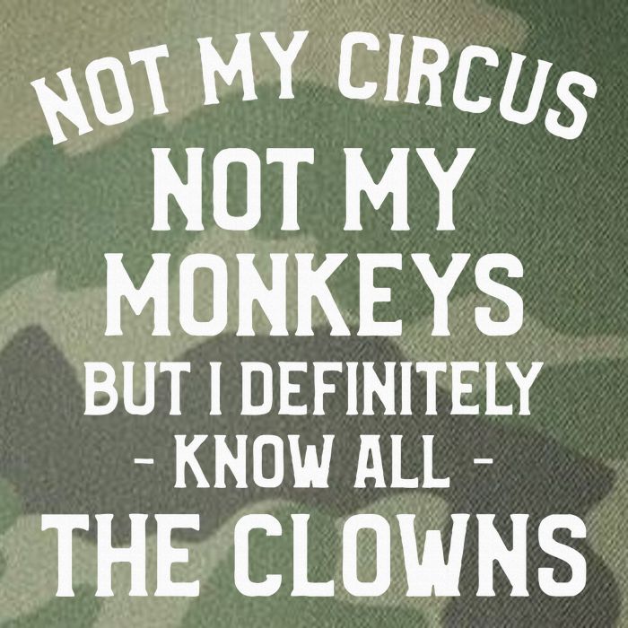 Not My Circus Not My Monkeys But I Definitely Know Nanny Legacy Tie Dye Trucker Hat
