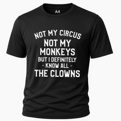 Not My Circus Not My Monkeys But I Definitely Know Nanny Performance Shirt