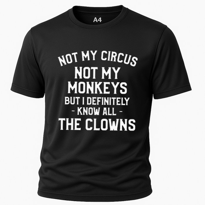 Not My Circus Not My Monkeys But I Definitely Know Nanny Performance Shirt