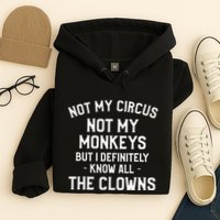 Not My Circus Not My Monkeys But I Definitely Know Nanny Hoodie