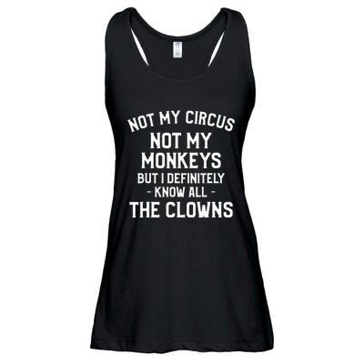 Not My Circus Not My Monkeys But I Definitely Know Nanny Ladies Essential Flowy Tank