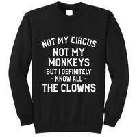 Not My Circus Not My Monkeys But I Definitely Know Nanny Tall Sweatshirt