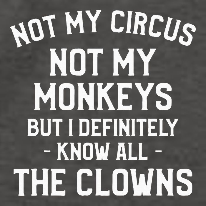 Not My Circus Not My Monkeys But I Definitely Know Nanny Vector Backpack