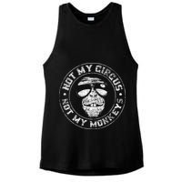 Not My Circus Not My Monkeys Ladies PosiCharge Tri-Blend Wicking Tank