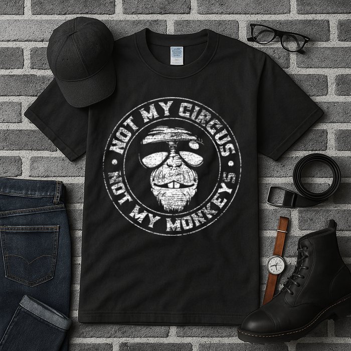Not My Circus Not My Monkeys Tall T-Shirt