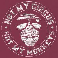 Not My Circus Not My Monkeys 16oz Travel Tumbler