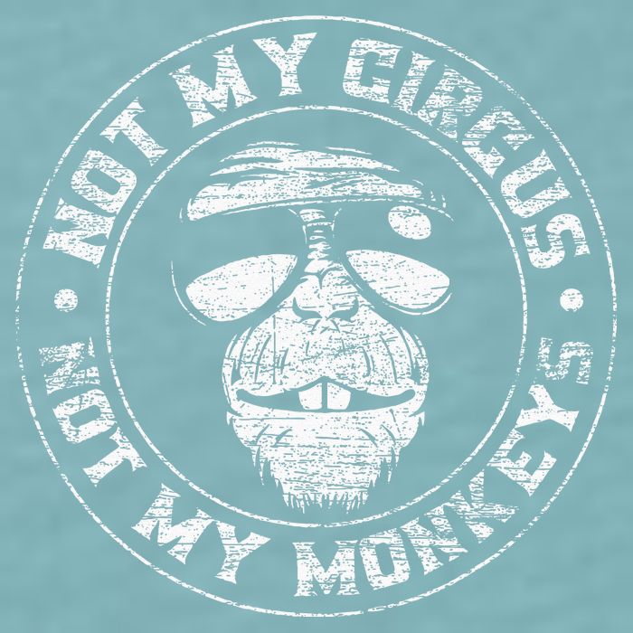 Not My Circus Not My Monkeys Sueded Cloud Jersey T-Shirt
