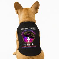 Not My Circus Not My Monkeys My Monkeys Fly Witch Halloween Doggie Tank