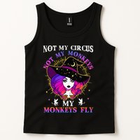Not My Circus Not My Monkeys My Monkeys Fly Witch Halloween Tank Top