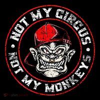 Not My Circus Not My Monkeys Pom Pom 12in Knit Beanie