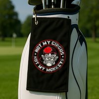 Not My Circus Not My Monkeys Golf Towel