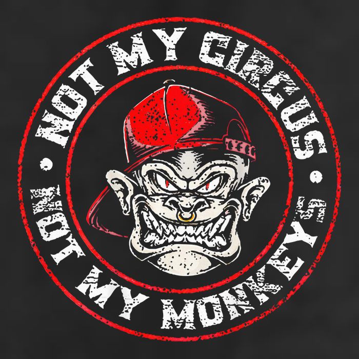 Not My Circus Not My Monkeys Microfiber Hand Towel