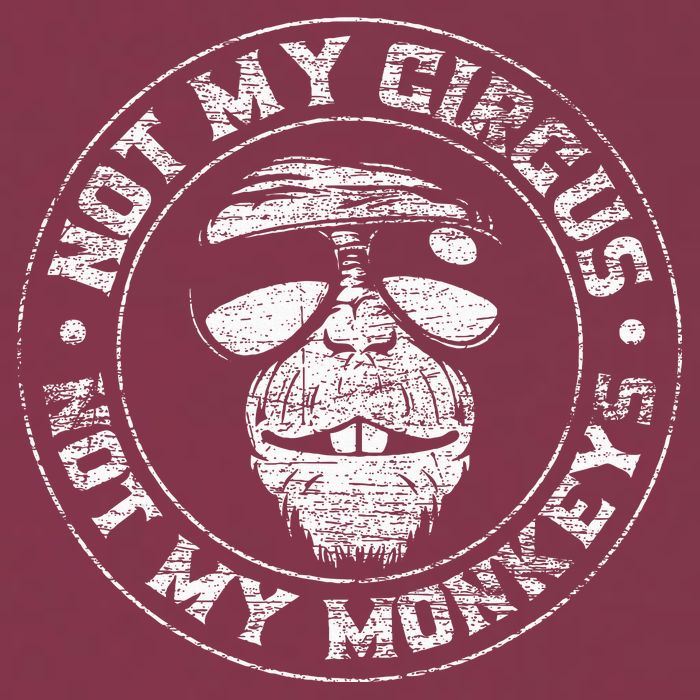 Not My Circus Not My Monkeys 16oz Travel Tumbler