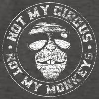 Not My Circus Not My Monkeys Vector Backpack