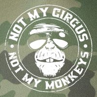 Not My Circus Not My Monkeys Legacy Tie Dye Trucker Hat