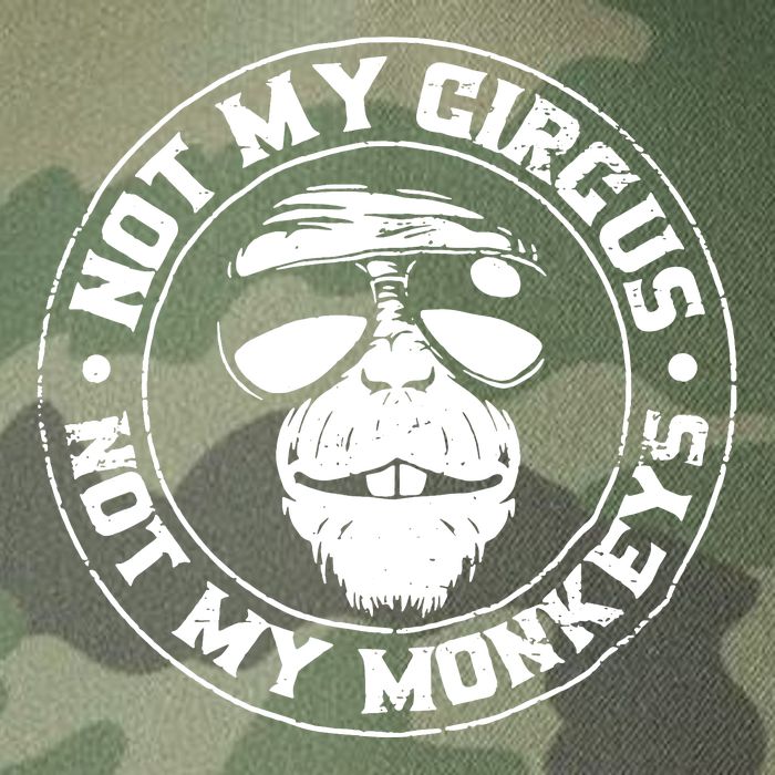 Not My Circus Not My Monkeys Legacy Tie Dye Trucker Hat