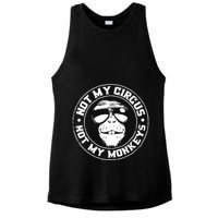 Not My Circus Not My Monkeys Ladies PosiCharge Tri-Blend Wicking Tank