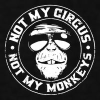 Not My Circus Not My Monkeys Ladies PosiCharge Tri-Blend Wicking Tank