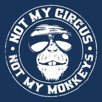 Not My Circus Not My Monkeys Drawstring Bag