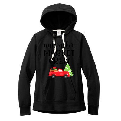 Nutcracker Market Crew Matching Christmas Shopping Women's Fleece Hoodie