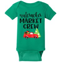 Nutcracker Market Crew Matching Christmas Shopping Baby Bodysuit