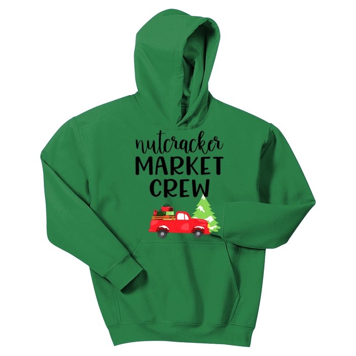 Nutcracker Market Crew Matching Christmas Shopping Kids Hoodie