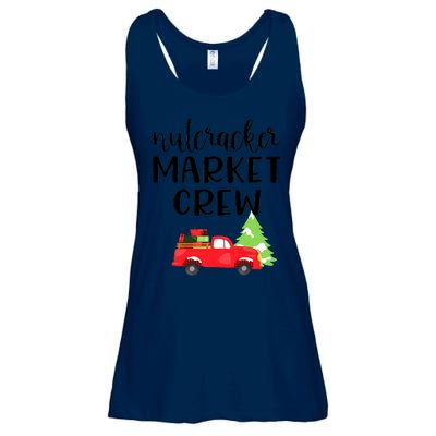 Nutcracker Market Crew Matching Christmas Shopping Ladies Essential Flowy Tank