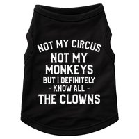 Not My Circus Not My Monkeys But I Definitely Know Nanny Doggie Tank