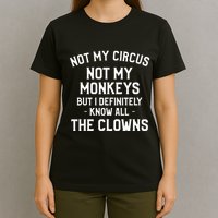 Not My Circus Not My Monkeys But I Definitely Know Nanny T-Shirt